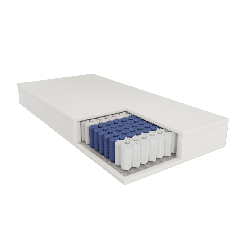 Boxspring matras pocketvering + traagschuim
