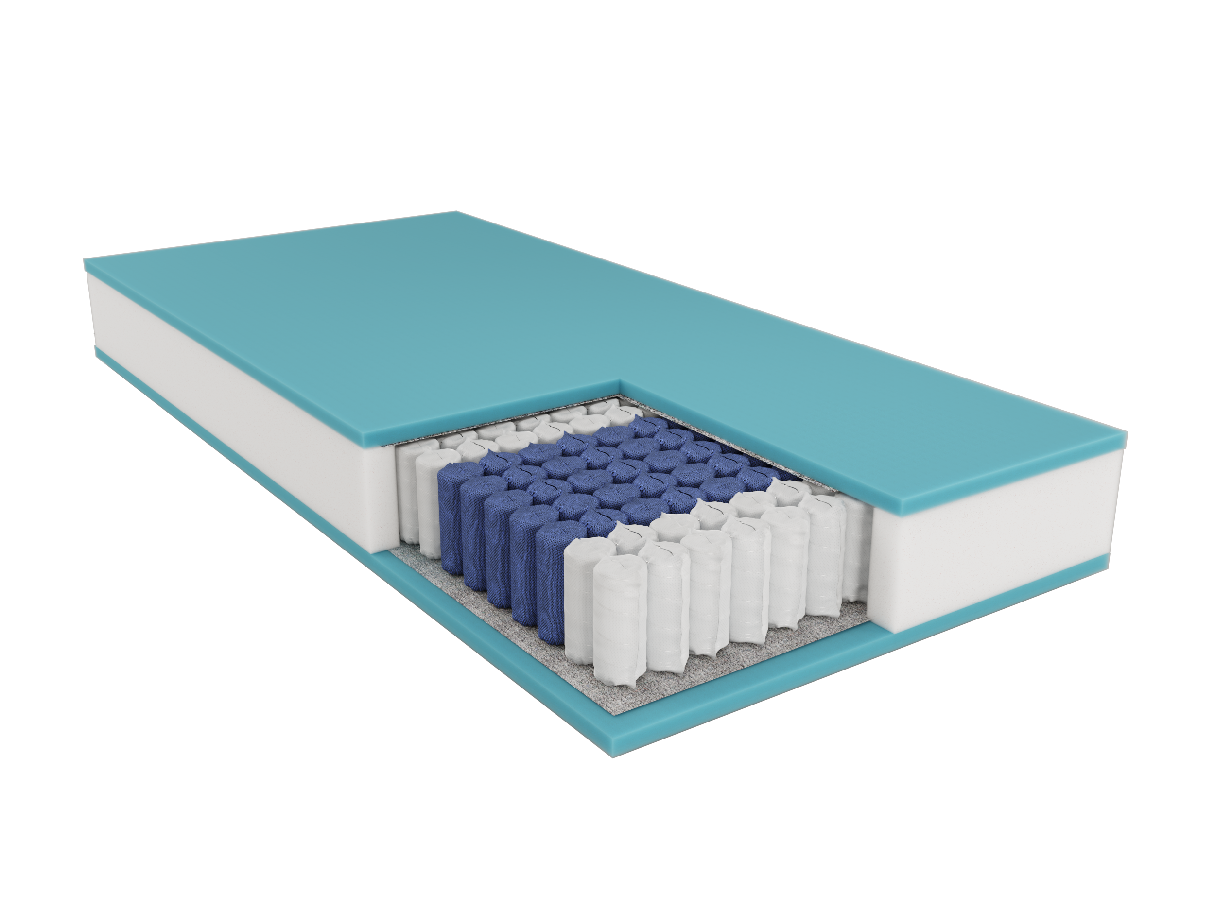 Boxspring matras poketvering met hybride schuim soepel