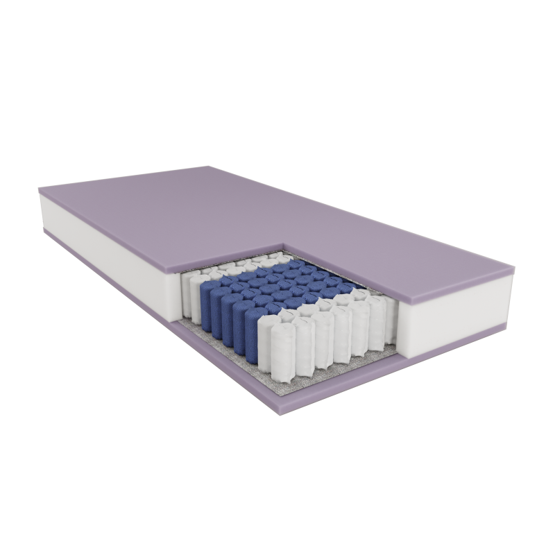 Boxspring matras poketvering + hybride schuim stevig
