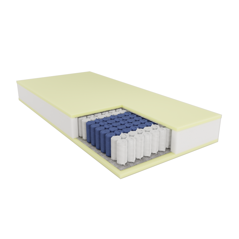 Boxspring matras poketvering + koudschuim medium